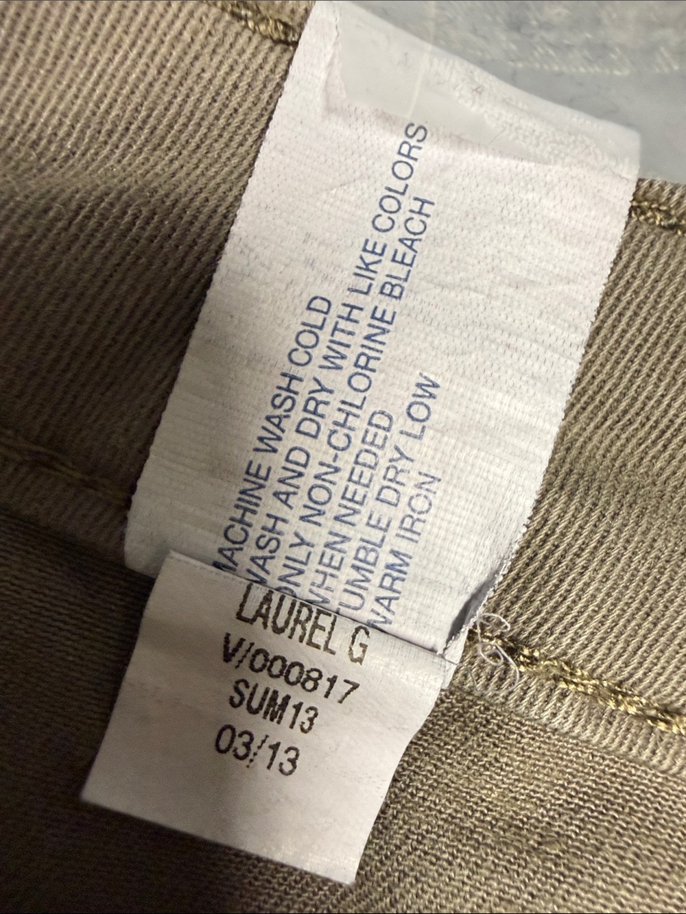 GAP Stretch Skirt in Taupe-Grey - Picture 4 of 6